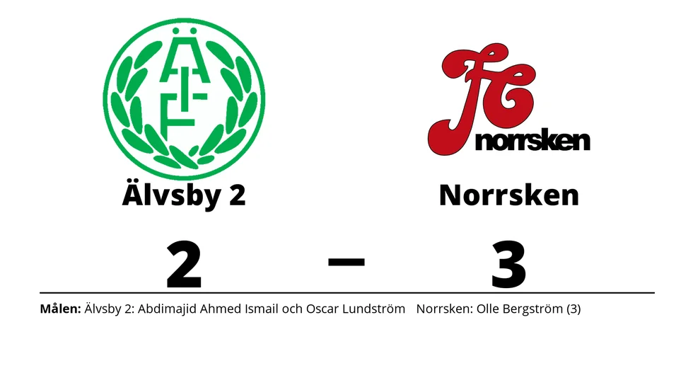 Älvsby IF 2 förlorade mot FC Norrsken