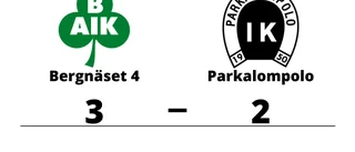 Bergnäset 4 slog Parkalompolo med uddamålet