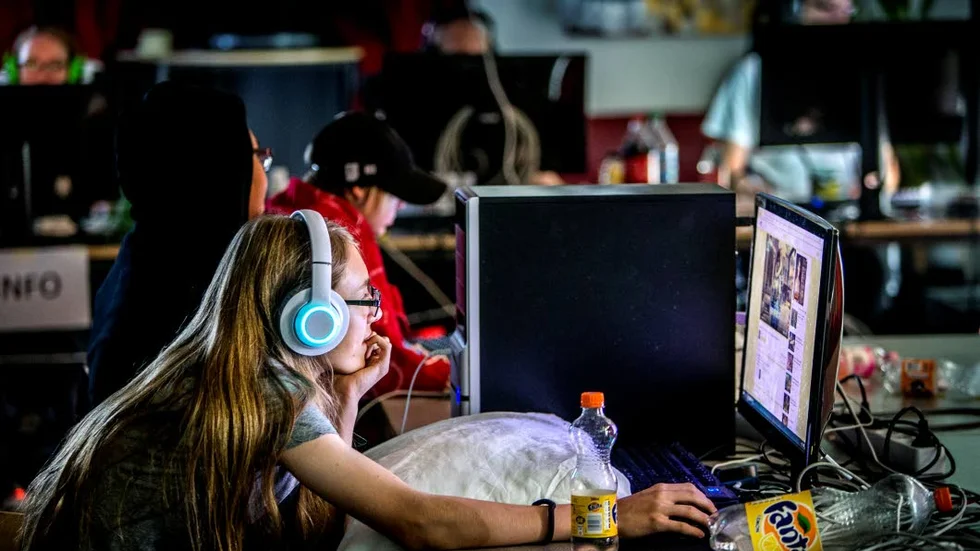 LAN. Jakob Grunditz fanns på plats under LAN:et Pixel 2.0 som anordnas på Ärentunaskolan i helgen.
