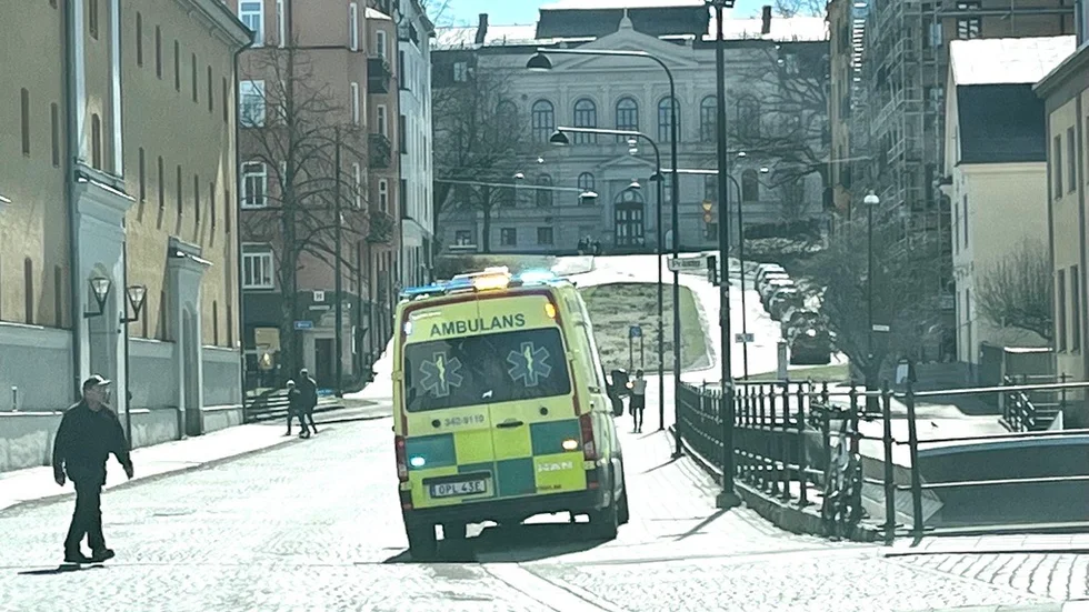 En cyklist blev påkörd på Dalsgatan på måndagslunchen.