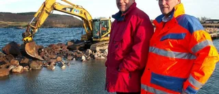 Graniten står emot Vättern