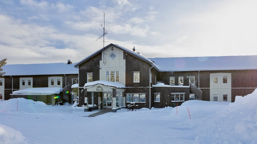 Hotellbyggnaden omfattar 2 914 kvadratmeter,