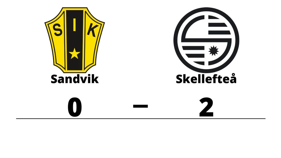 Sandviks IK förlorade mot Skellefteå FF