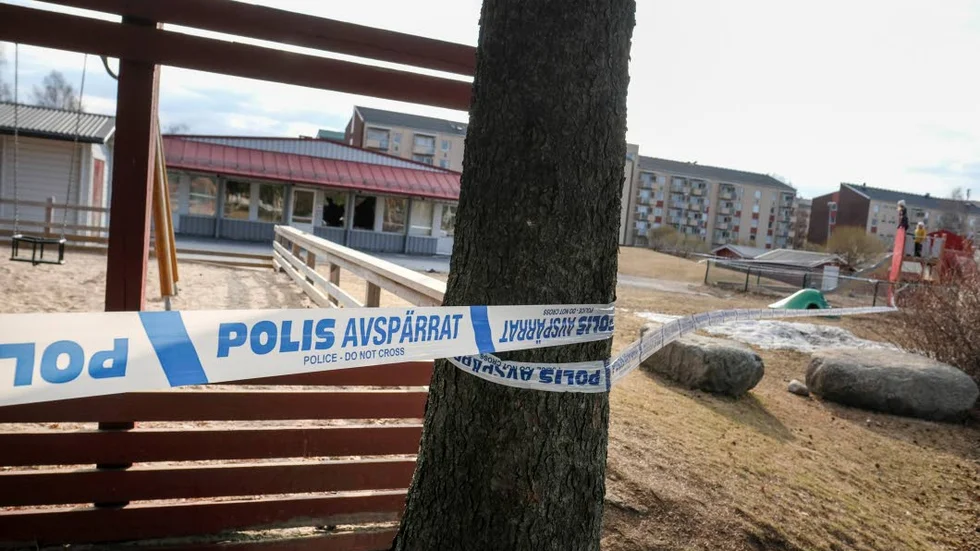 Strandens förskola på Porsön brann natten mot onsdagen. ”Det är stora egendomsvärden som förstörs”, säger Patrik Hellberg, tf lokalpolisområdeschef i Luleå.