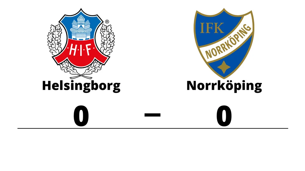 Helsingborgs IF Akademi spelade lika mot IFK Norrköping FK