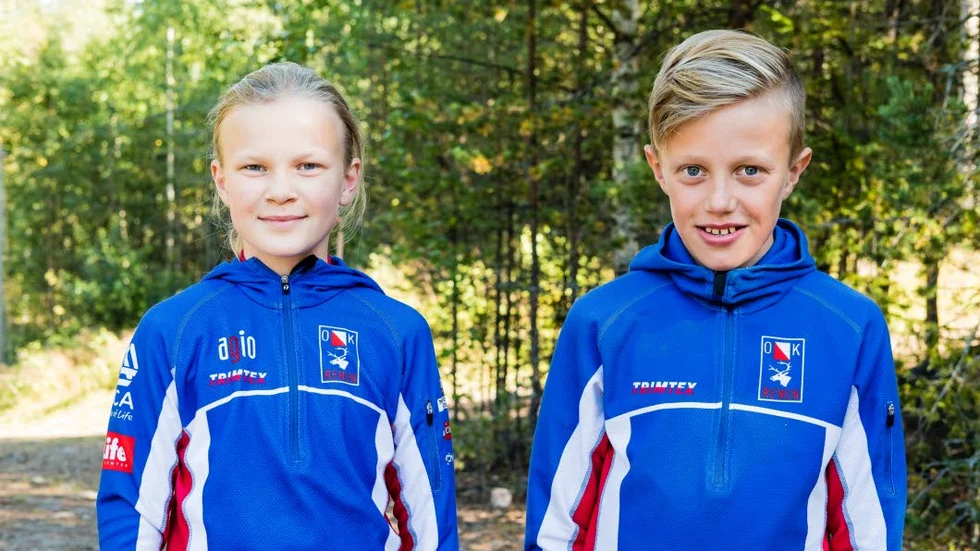 Framtiden. OK Renens Minna Turesson och Tim Lundberg vann bägge etapperna i sina respektive klasser under Jonas Larssons Minne.