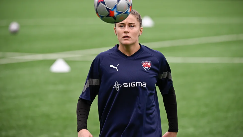 Teagan Micah gjorde comeback i Rosengårds mål efter ett halvår efter en svår hjärnskakning. Arkivbild.