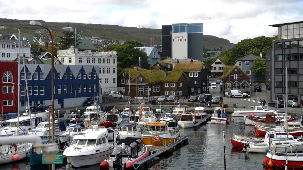 TORSHAVN. Huvudstaden andas sjöliv.