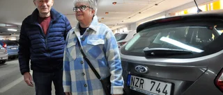 Parkeringshuset vid Akademiska sjunker i leran