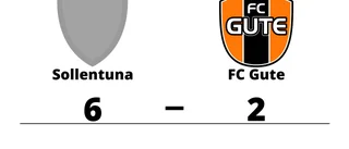 FC Gute förlorade mot Sollentuna