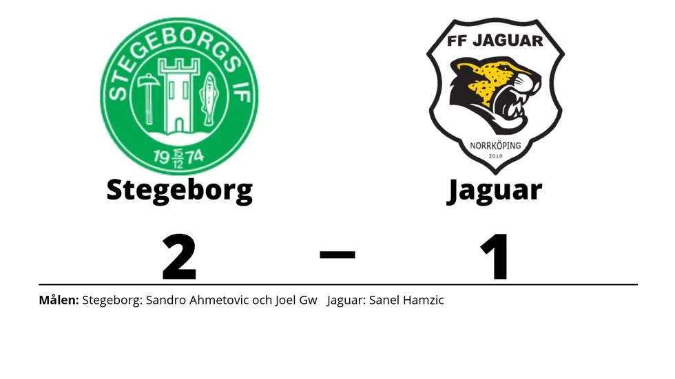 Stegeborgs IF vann mot FF Jaguar