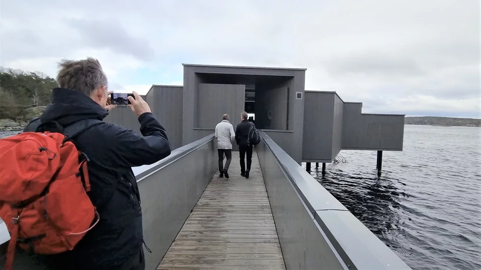 Kallbadet i Karlshamn är arkitektritat av samma firma som byggde Sara kulturhus i Skellefteå.