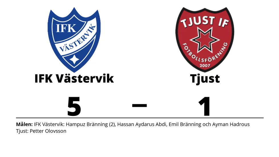 IFK Västervik vann mot Tjust IF FF