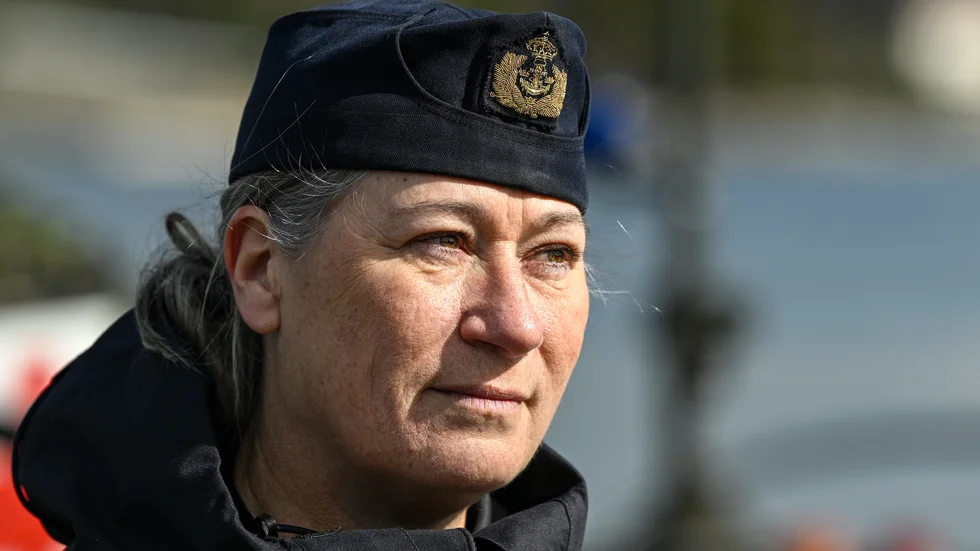 Finland har ingen militär aktivitet på Åland, när det är en demilitariserad zon. Men det finns ändå en plan för om ett ryskt angrepp skulle ske, enligt marinchefen Ewa Skoog Haslum. Arkivbild.
