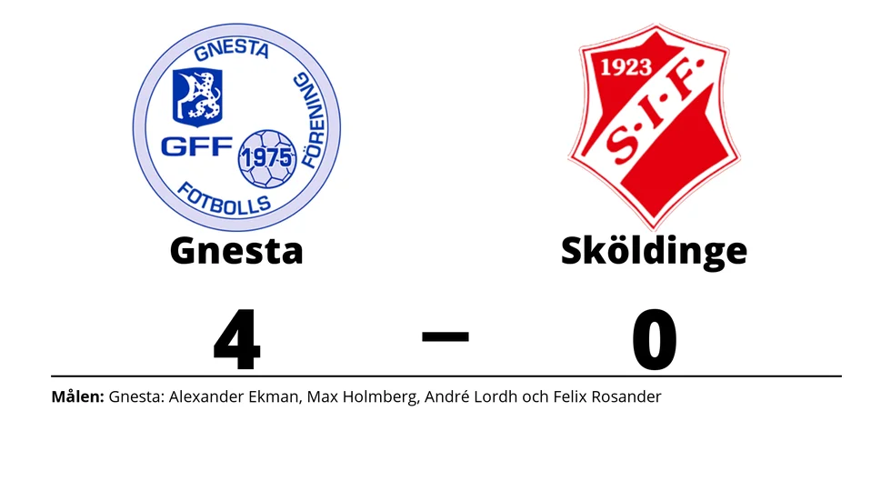Gnesta FF Herr vann mot Sköldinge IF