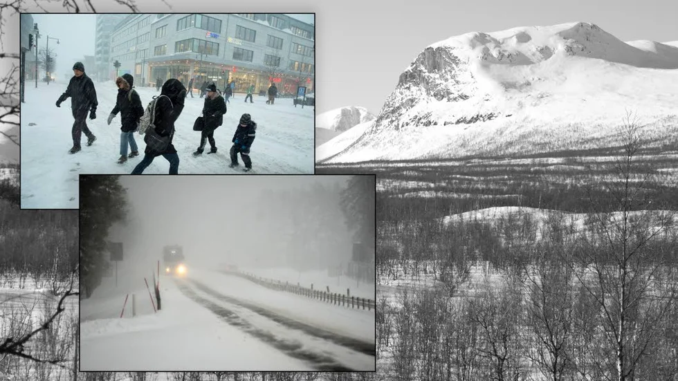 SMHI varnar för orkanvindar i Norrbottensfjällen.
