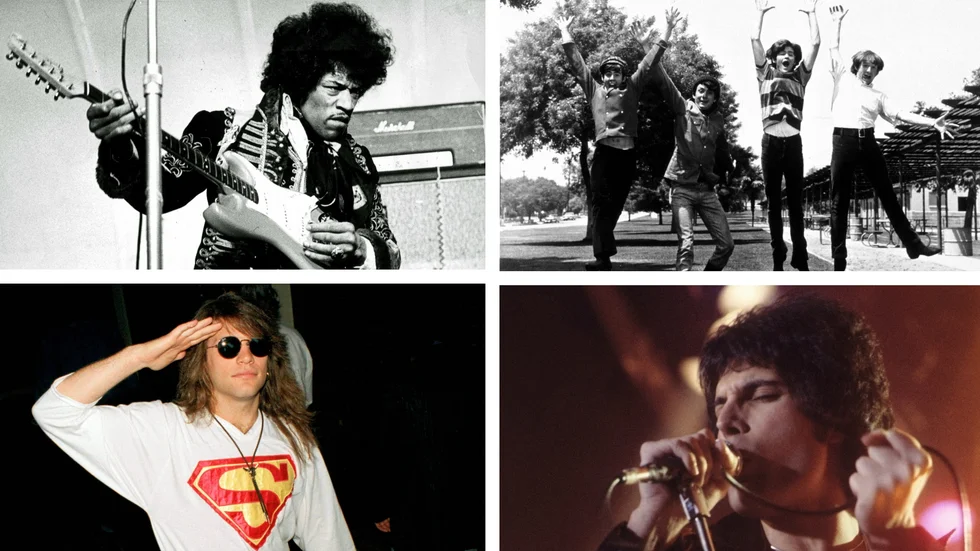 Jimi Hendrix "Purple Haze", The Monkees "I'm a Believer", Jon  Bon Jovis "Livin' on a Prayer" och Queens "We Will Rock You" är några klassiska låtar vars texter som många har missuppfattat. 