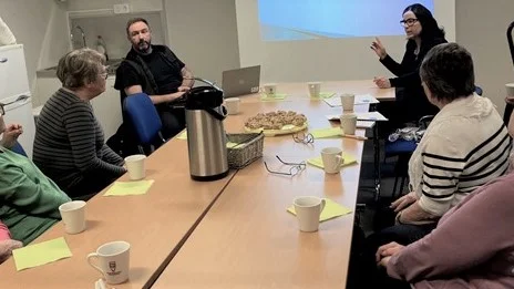 Luleå ladies fick en föreläsning om ungas psykiska hälsa.