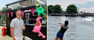 Fest och uppvisning när det nya konceptet på holmen invigdes