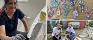 Miniparken vid resecentrum får pyntad ingång