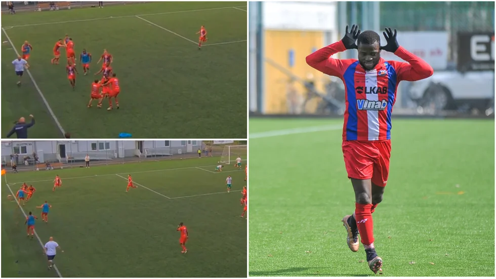 George Mattar blev Kiruna FF:s stora matchvinnare då han gav sitt lag ledningen i minut 98.