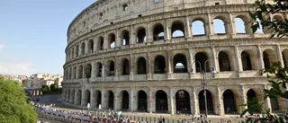 Rasar efter turistristning på Colosseum
