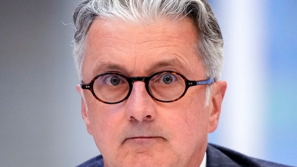 Rupert Stadler i samband med rättegången i maj. Arkivbild.
