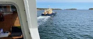 Stor räddningsoperation när Ellen Key "går på grund"