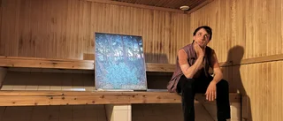 "Jag var tvungen att ha en målning i bastun"