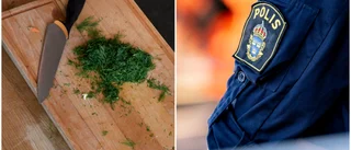 Jagade sin hyresvärd med trasig skärbräda