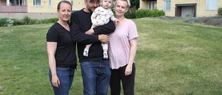 Nastya flydde till Sverige höggravid – nu är dottern ett år