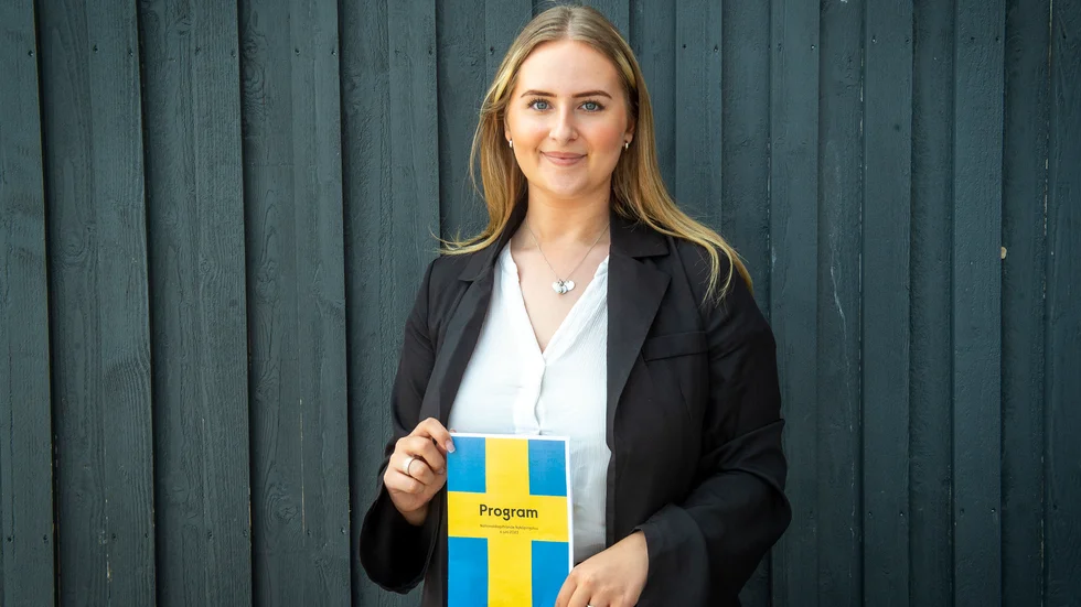 Wilma Bränderson, föreningskonsult på Nyköpings kommun, har ansträngt sig för att locka fler barn och ungdomar till årets nationaldagsfirande.