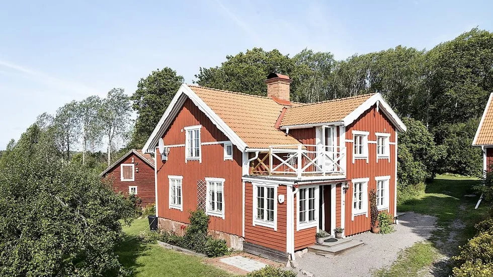 En villa i Vänge med byggår 1909. Det var den mest klickade bostaden i Uppsala län hos Hemnet i förra veckan.