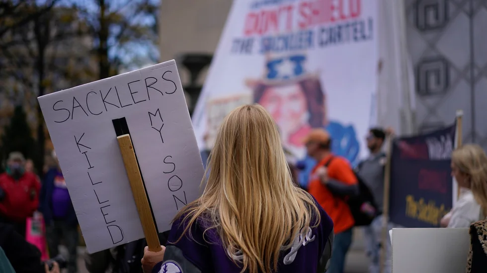 Tusentals personer har genom åren stämt Purdue Pharma som tillverkat preparatet Oxycontin, ett av de läkemedel som har orsakat störst skada i den amerikanska opioidepidemin. Arkivbild.