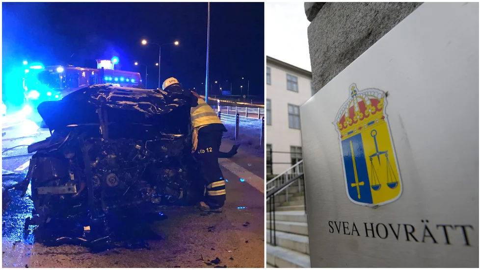 Vid olyckan på E4 utanför Uppsala omkom tre personer. Nu fastställer Svea hovrätt fängelsedomen mot en taxiförare som körde i fel riktning.
