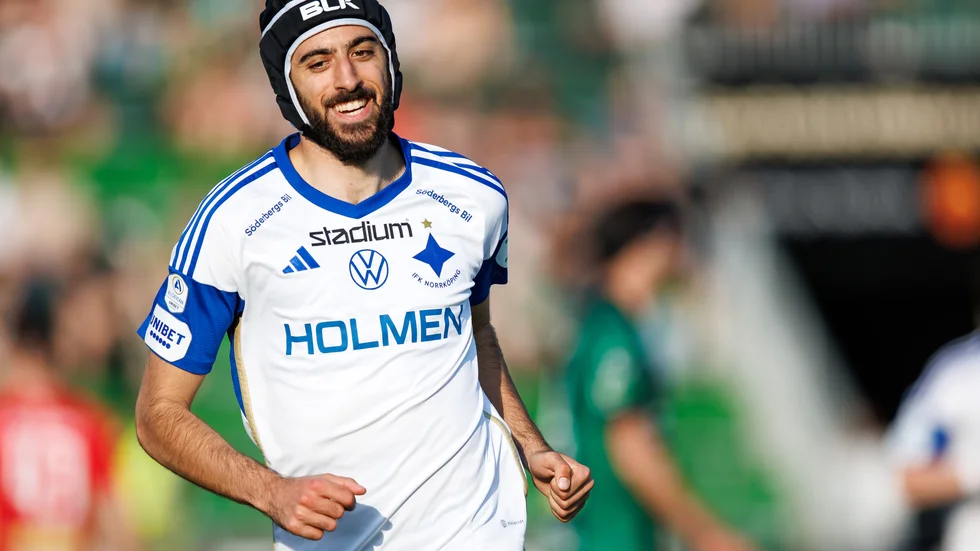 Kristoffer Khazeni är med från start i IFK i dagens match mot Häcken.