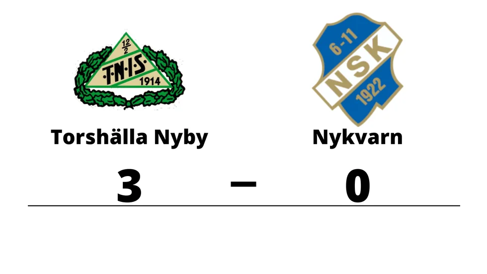Torshälla Nyby IS vann mot Nykvarns SK