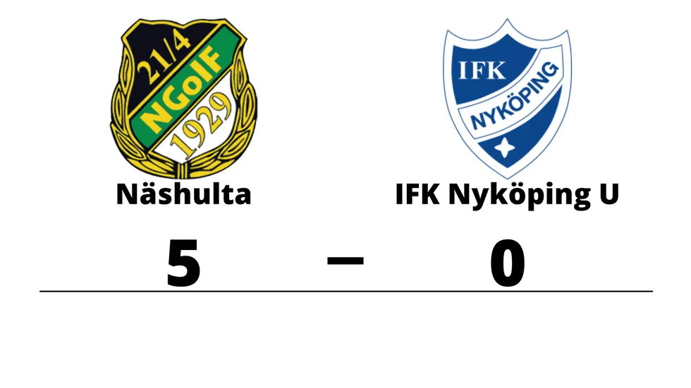 Näshulta GoIF vann mot IFK Nyköping U