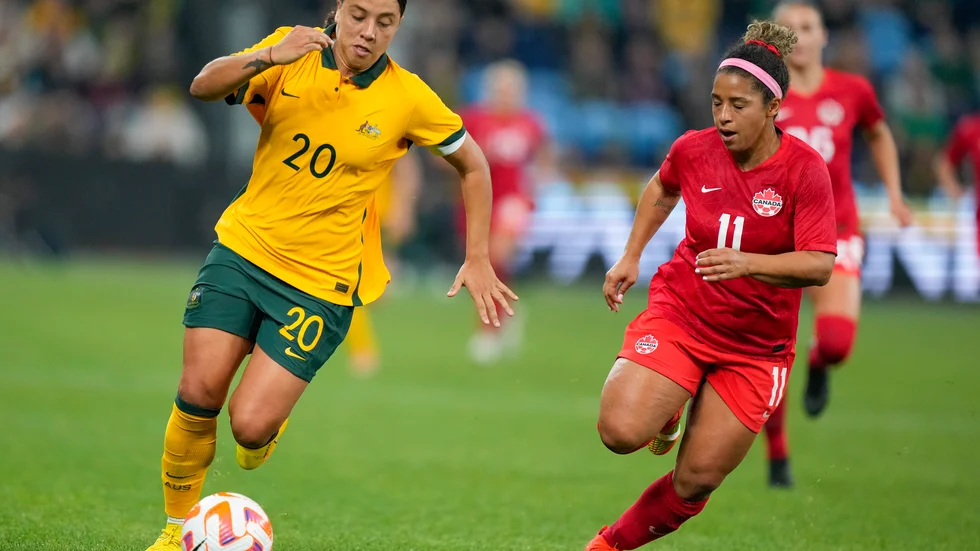 Australiens lagkapten Sam Kerr. Arkivbild.