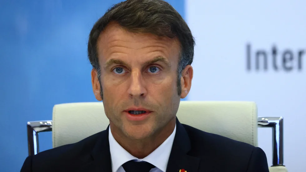 Frankrikes president Emmanuel Macron.