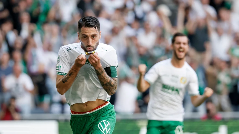 Nahir Besara var inblandad i allt när Hammarby vann derbyt mot Djurgården med 4–3.