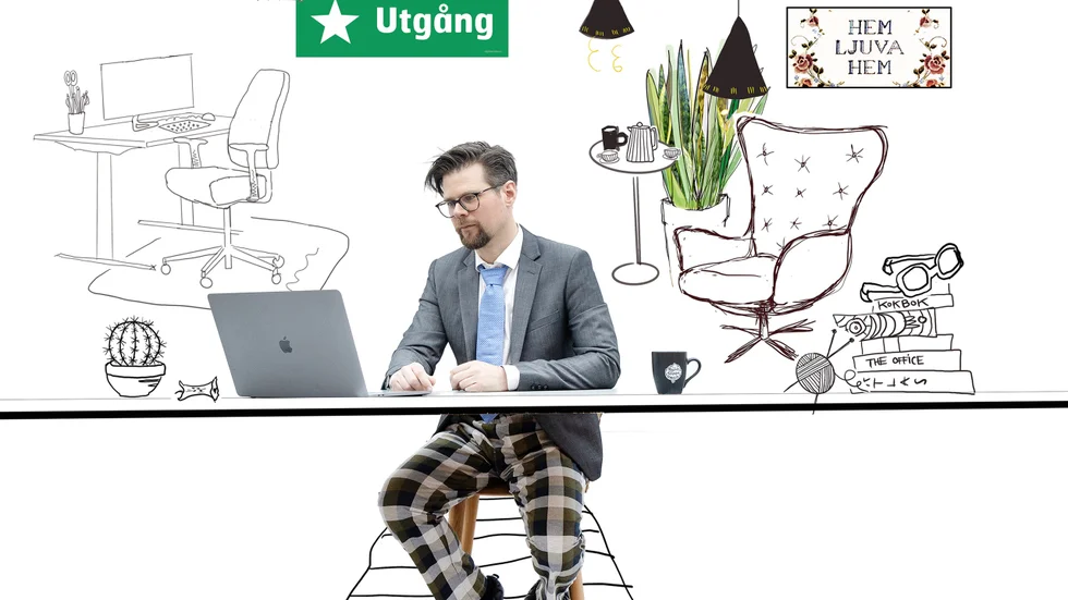 Hemma vid köksbordet i pyjamas eller på kontoret? Många kan i dag jobba på flera olika platser vilket skapar en stor frihet men också en del frågetecken, till exempel om hur man ska dra gränsen mellan jobbet och fritiden.
