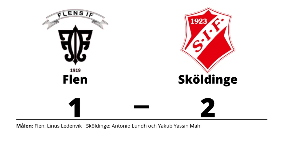 Flens IF förlorade mot Sköldinge IF