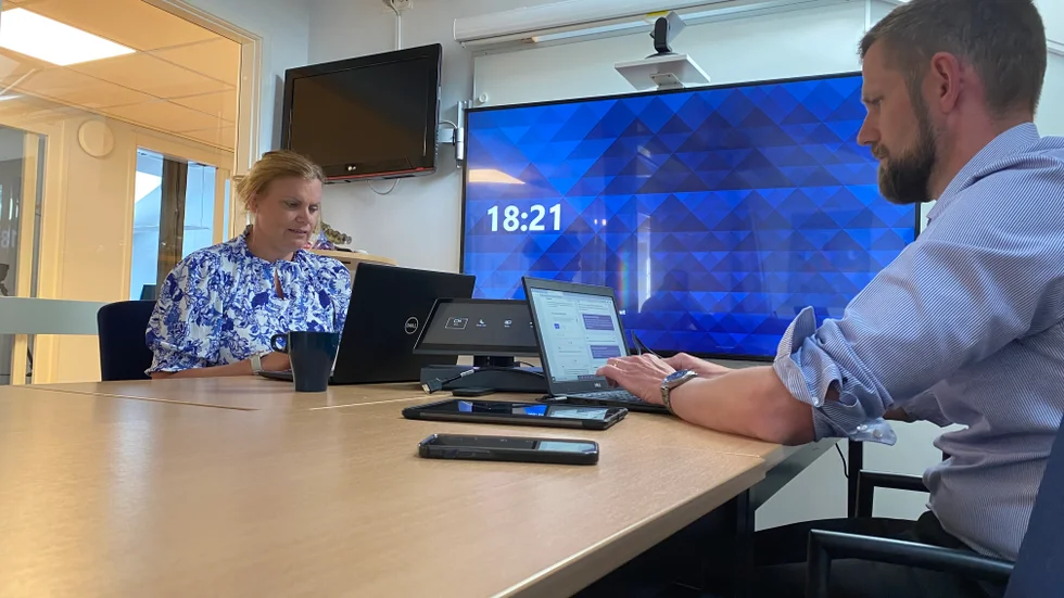 Verksamhetschef Hanna Hammarlund och kommunalråd Mark Henriksson (M) svarade på läsarnas frågor.
