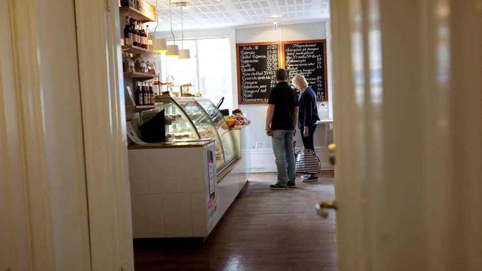 Kafé Kardemumma i Stadsbiblioteket.