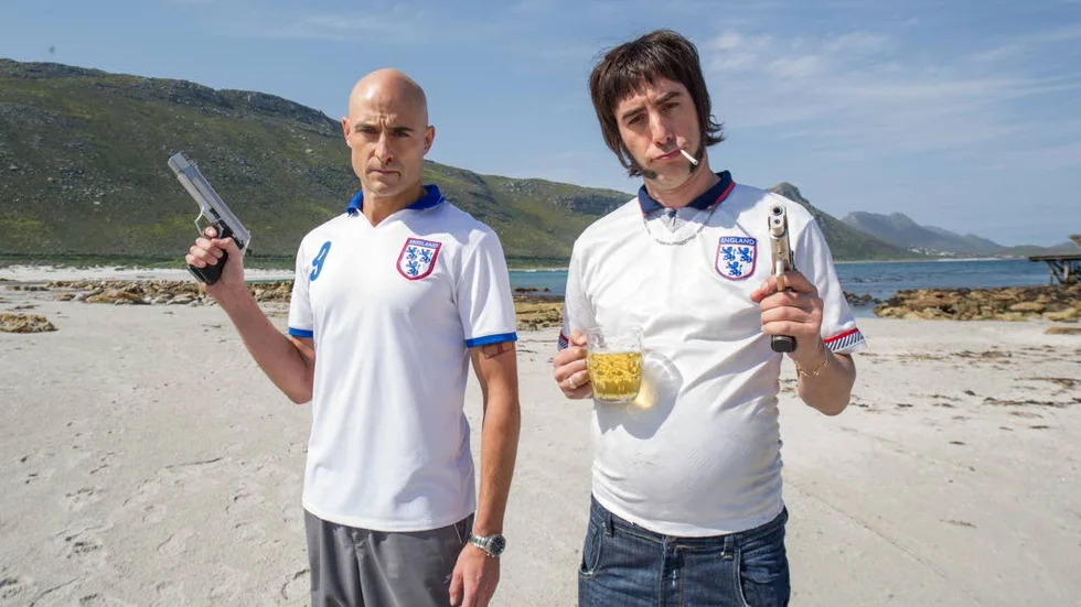 Mark Strong och Sacha Baron Cohen spelar två högst olika bröder i "Grimsby".
