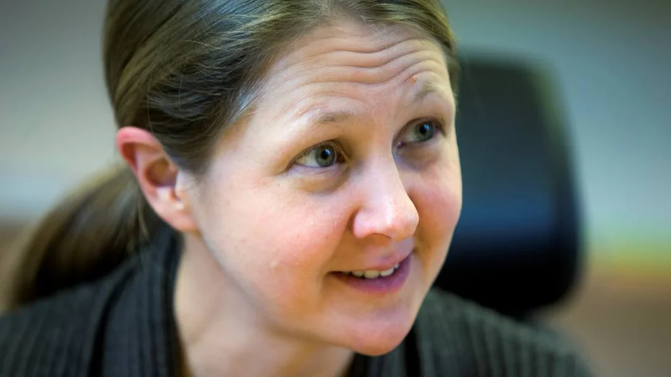 Prisad. Annica Black-Schaffer delar priset For Women in Science med forskaren Kristina Tammimies från Karolinska institutet som studerar biologi.
