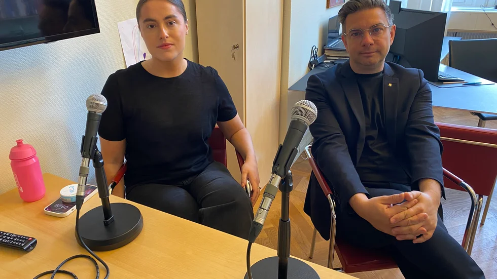Josefine Helleday och Jimmy Jansson arbetade länge sida vid sida. 
