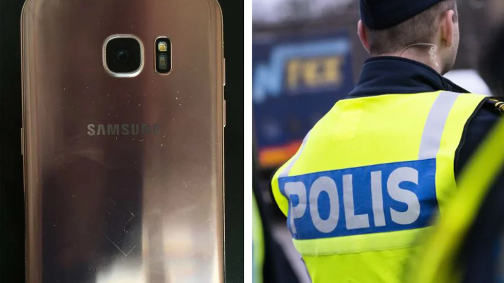 Den 19-årige mannen filmade ett polisingripande med sin mobiltelefon. Nu används filmen som bevis för att 19-åringen hotade en polisman. 
