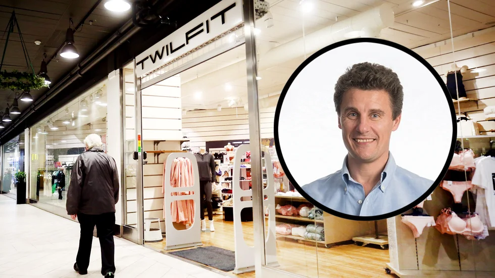 – Klart att vi vill stänga ner alla butikslägen där vi inte bedömer att vi har en chans att nå acceptabel lönsamhet, säger Otto Drakenberg. I Eskilstuna har Twilfit en butik i köpcentret Cityhuset.